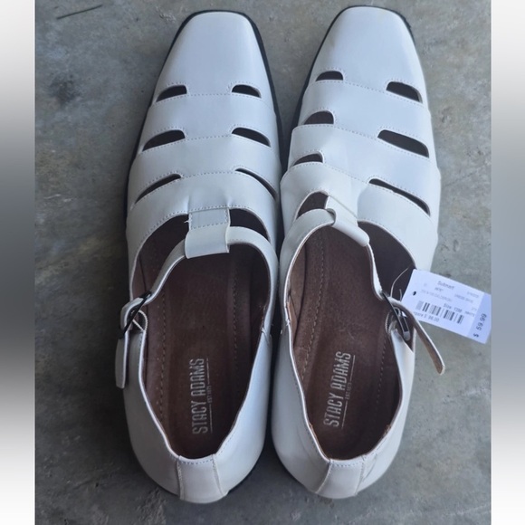 Stacy Adams Leather Sandals Sz 13M Calderon White City Men\'s New main image 6